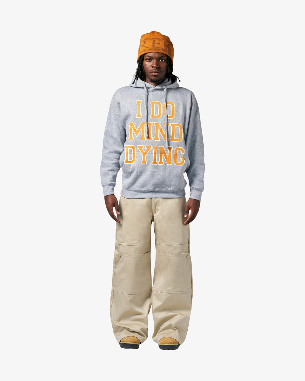 I Do Mind Dying Hoodie - Grey